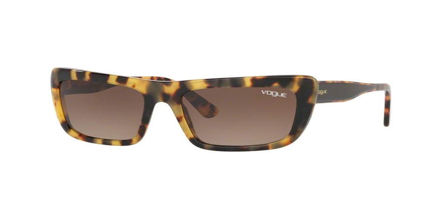 Vogue BELLA VO5283S Pillow Sunglasses  260513-YELLOW HAVANA 54-17-140 - Color Map yellow