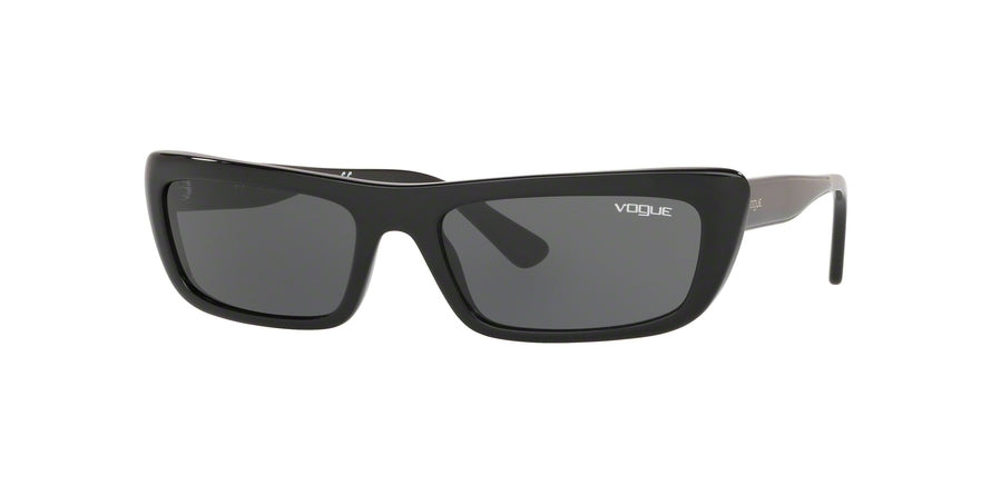 Vogue BELLA VO5283S Pillow Sunglasses  W44/87-BLACK 54-17-140 - Color Map black