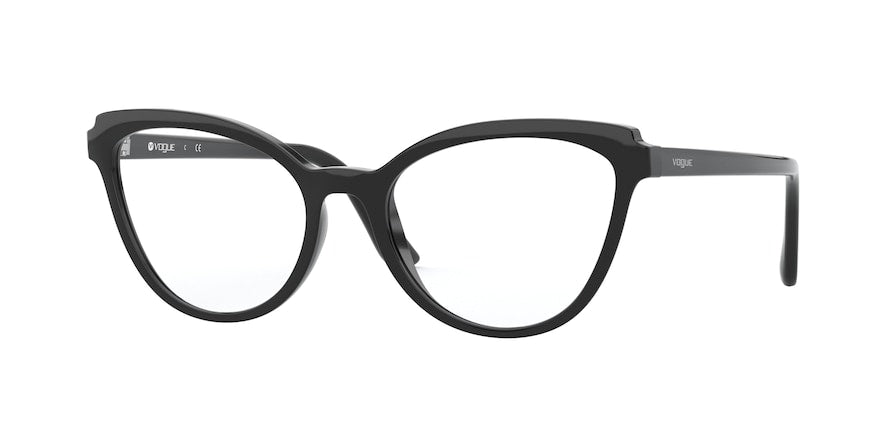Vogue VO5291F Butterfly Eyeglasses  W44-BLACK 54-17-140 - Color Map black