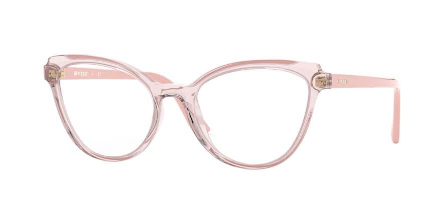 Vogue VO5291 Butterfly Eyeglasses  2763-TRANSPARENT PINK/PINK 53-18-140 - Color Map pink
