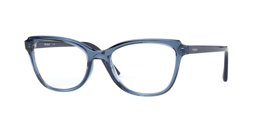 Vogue VO5292F Pillow Eyeglasses  2760-TRANSPARENT BLUE 54-16-140 - Color Map blue