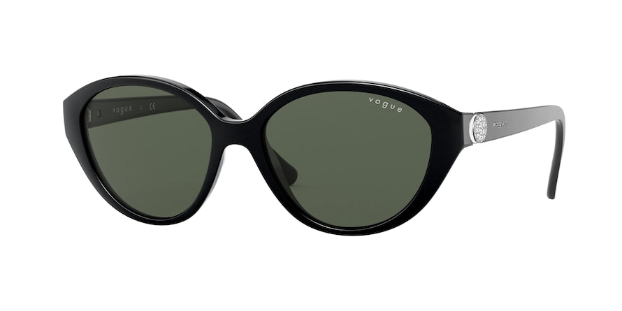 Vogue VO5308SB Oval Sunglasses  W44/71-BLACK 54-16-135 - Color Map black