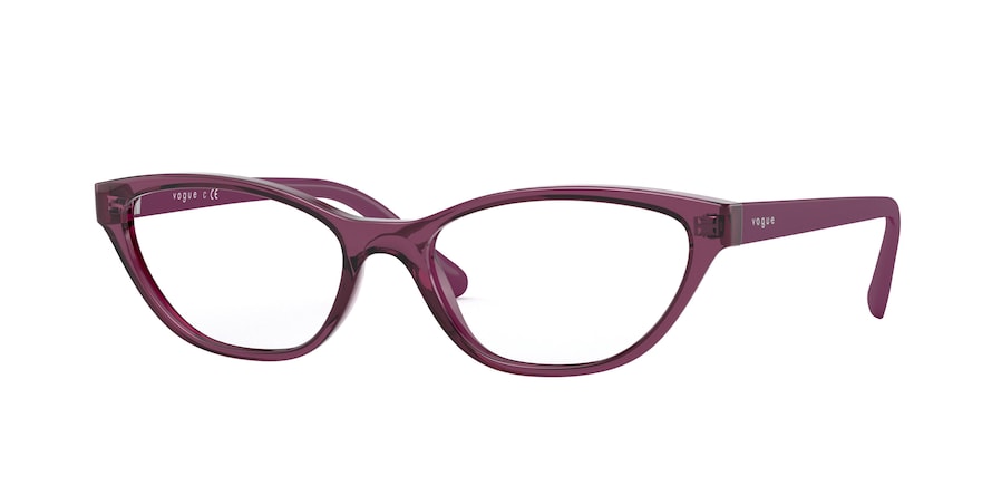 Vogue VO5309F Pillow Eyeglasses  2798-TRANSPARENT CHERRY 54-16-140 - Color Map pink