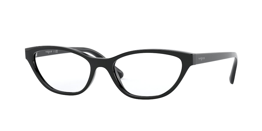 Vogue VO5309F Pillow Eyeglasses  W44-BLACK 54-16-140 - Color Map black
