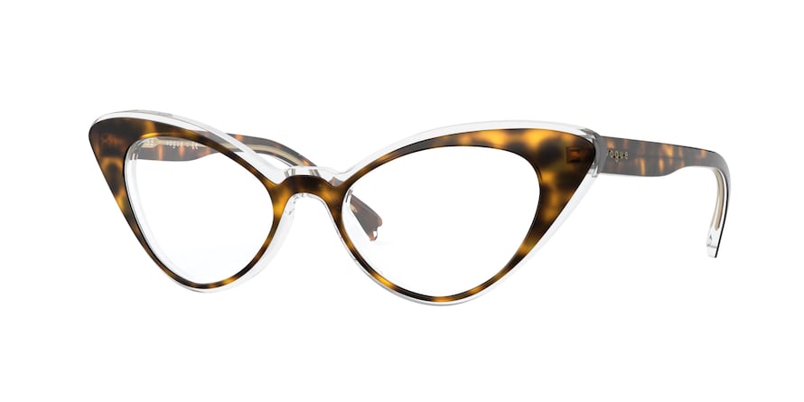 Vogue VO5317 Cat Eye Eyeglasses  1916-TOP HAVANA/CRYSTAL 49-17-135 - Color Map havana