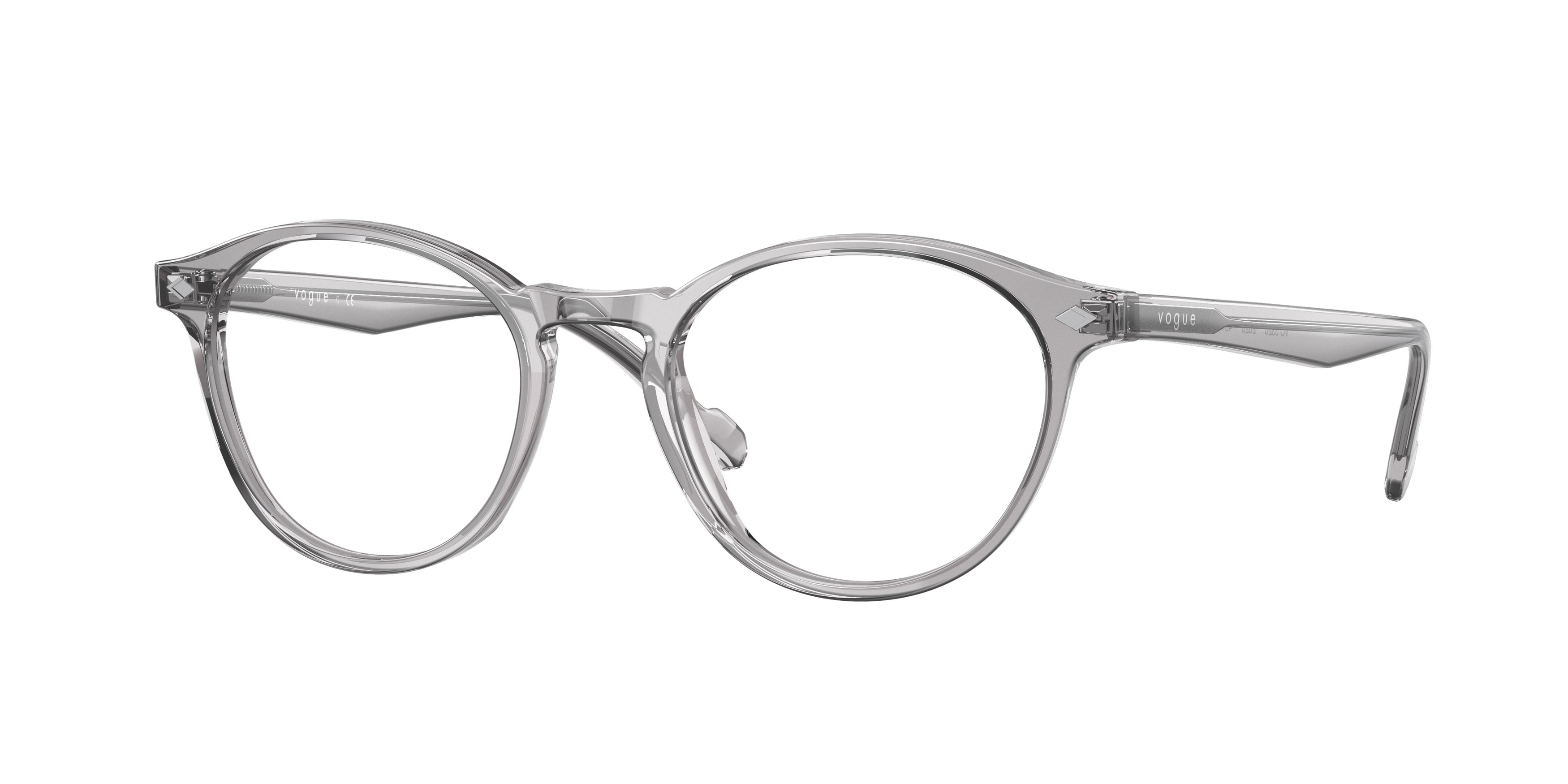 Vogue VO5326 Oval Eyeglasses  2820-Transparent Grey 51-145-19 - Color Map Grey