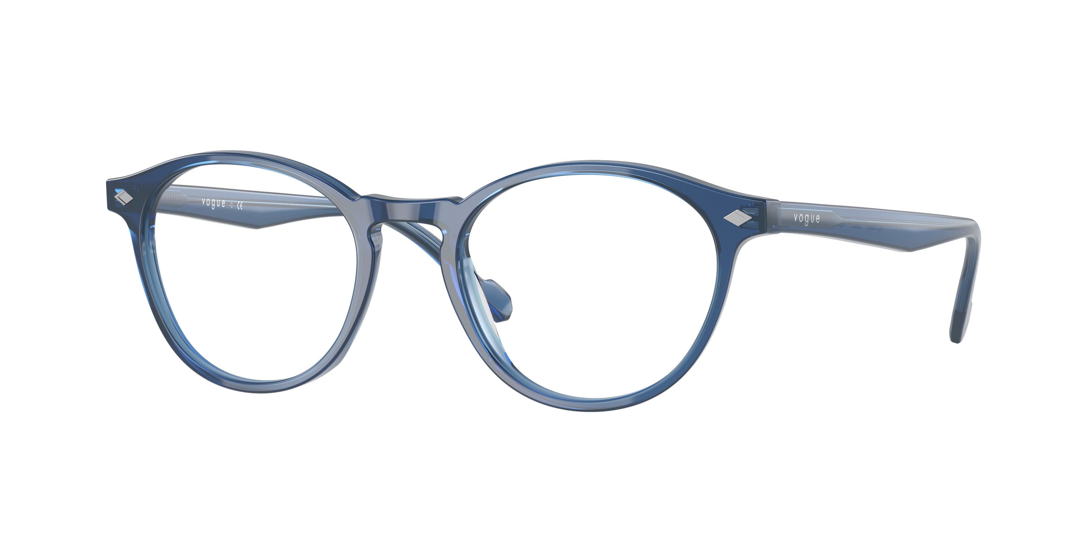 Vogue VO5326 Oval Eyeglasses  2983-Blue Sea 51-145-19 - Color Map Blue