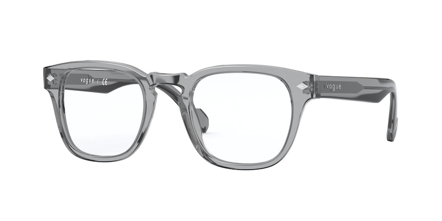 Vogue VO5331 Square Eyeglasses  2820-TRANSPARENT GREY 49-21-145 - Color Map clear