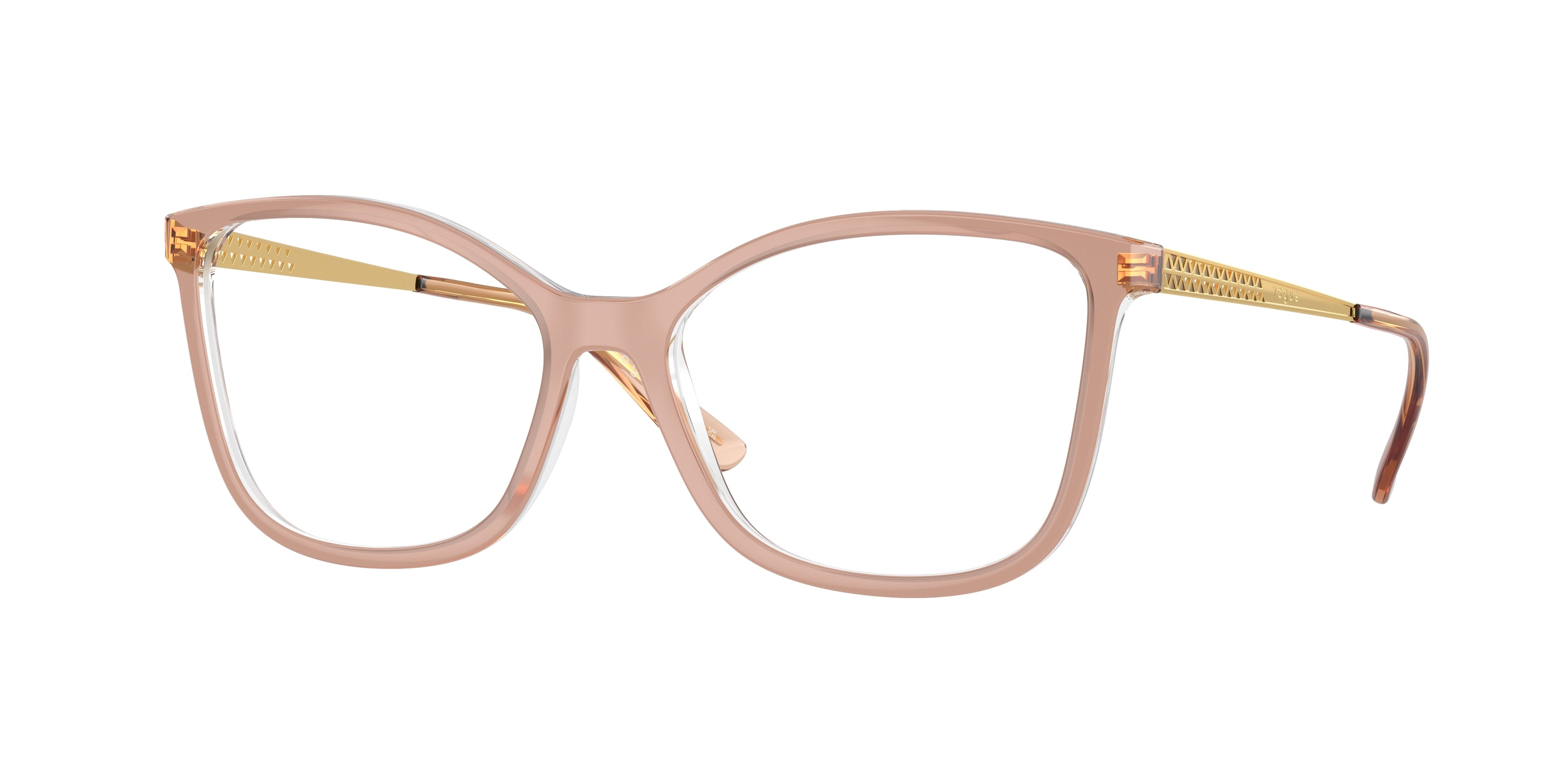 Vogue VO5334 Butterfly Eyeglasses  2847-Top Pink/Transparent 54-140-16 - Color Map Pink