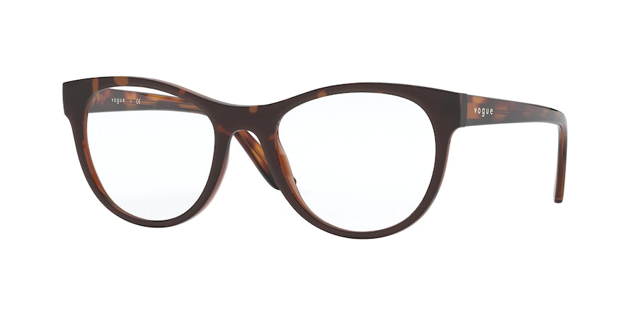 Vogue VO5336 Oval Eyeglasses  2386-DARK HAVANA 52-19-140 - Color Map havana