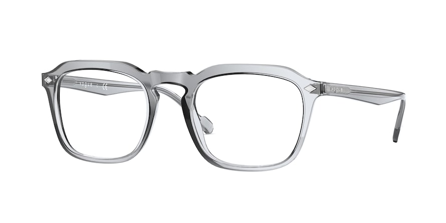 Vogue VO5348 Square Eyeglasses  2820-TRANSPARENT GREY 51-20-145 - Color Map grey