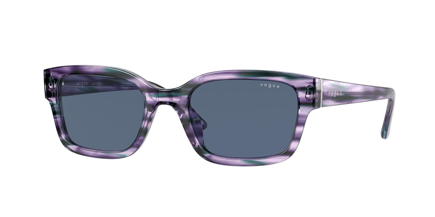 Vogue VO5357S Pillow Sunglasses  286680-PURPLE STRIPED GREEN 51-20-140 - Color Map violet