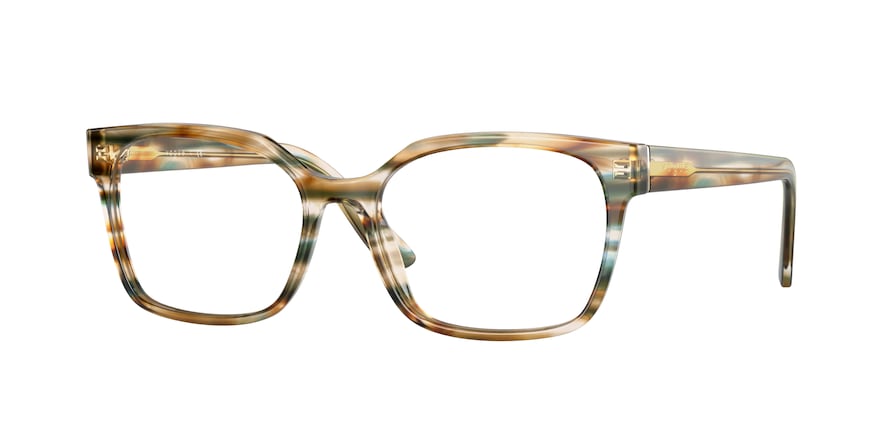Vogue VO5358 Pillow Eyeglasses  2867-STRIPED BROWN BLUE 53-16-140 - Color Map brown