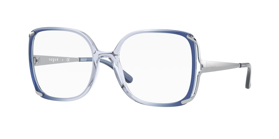Vogue VO5362 Pillow Eyeglasses  2877-TRANSPARENT BLUE GRADIENT 54-18-140 - Color Map blue