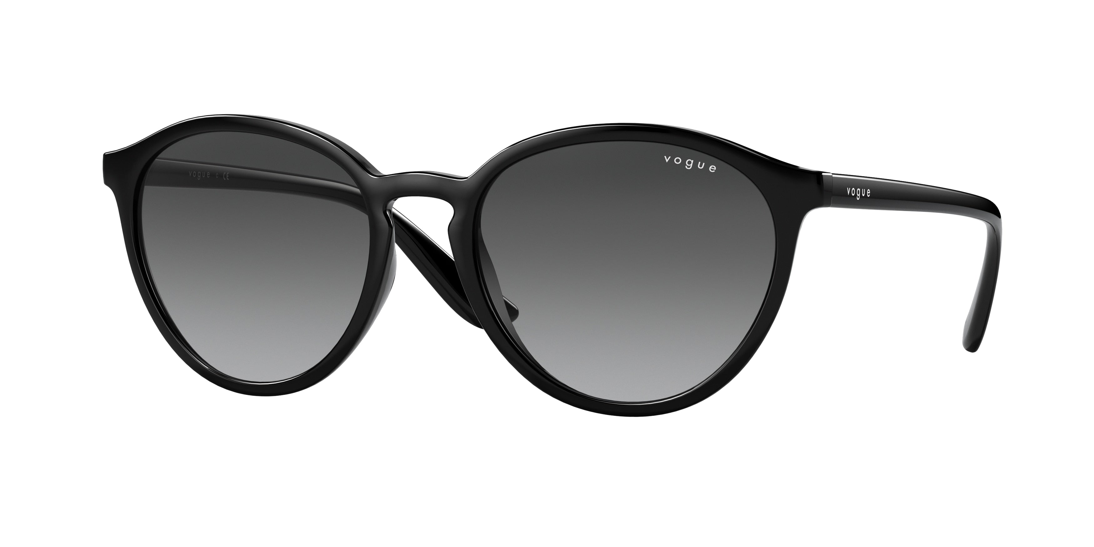 Vogue VO5374SF Phantos Sunglasses  W44/11-Black 55-140-19 - Color Map Black