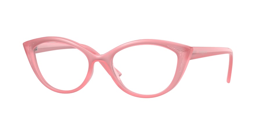 Vogue VO5375 Cat Eye Eyeglasses  2915-OPAL PINK 53-17-140 - Color Map pink