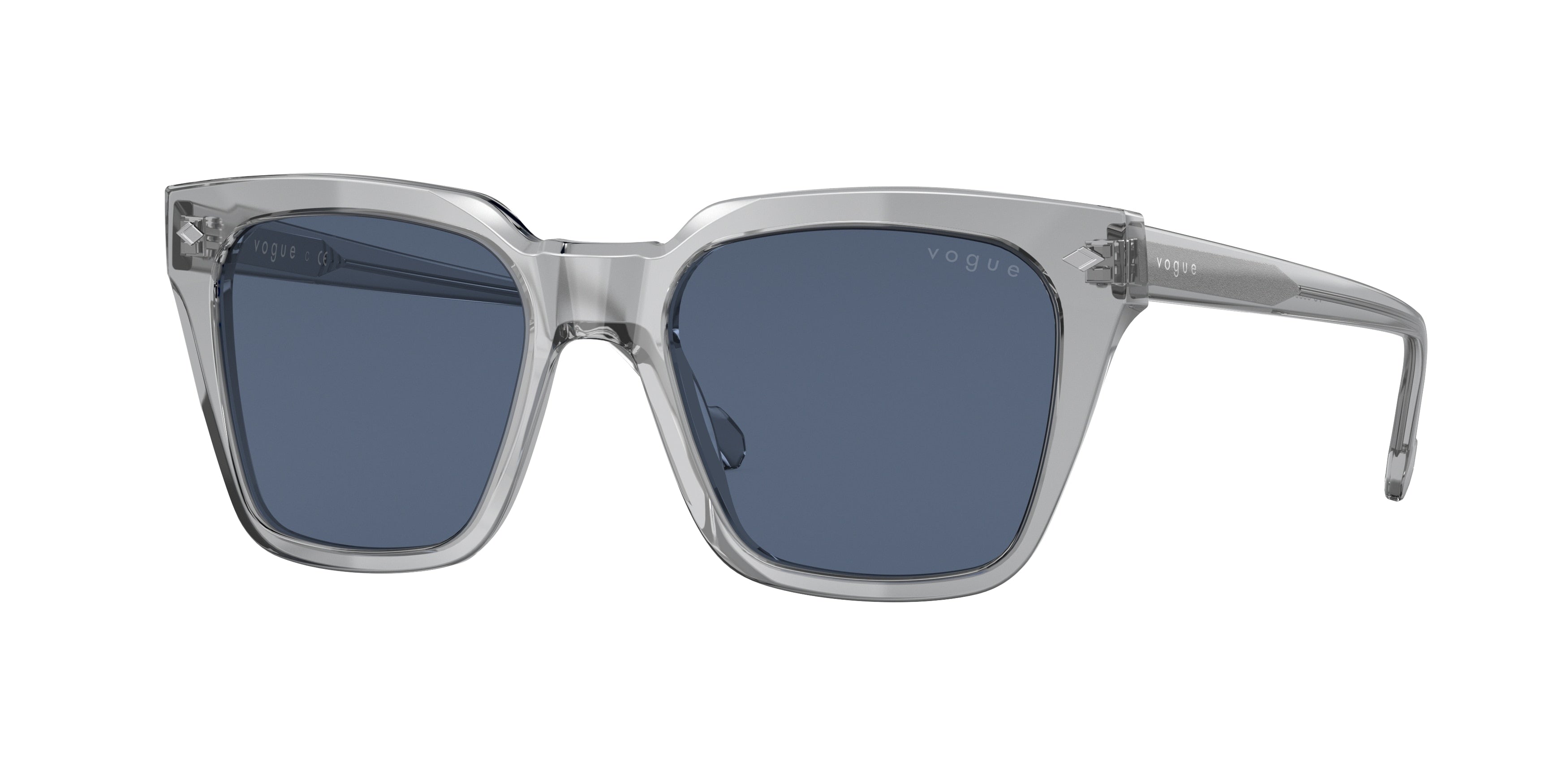 Vogue VO5380S Pillow Sunglasses  282080-Transparent Grey 50-145-18 - Color Map Grey