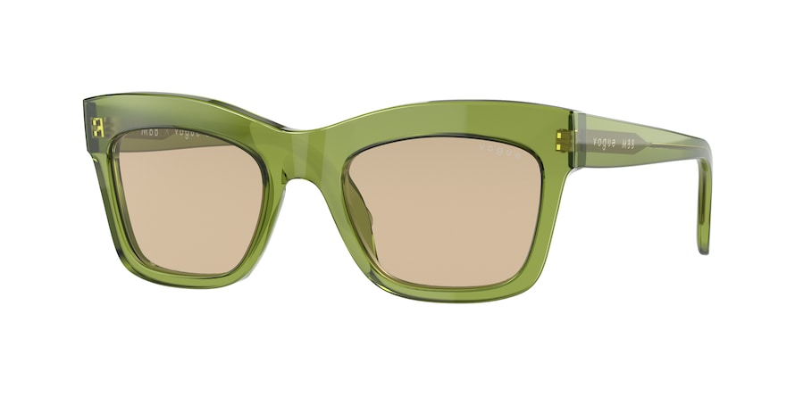 Vogue VO5392S Pillow Sunglasses  295393-TRANSPARENT GREEN 50-20-140 - Color Map green