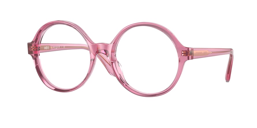 Vogue VO5395 Round Eyeglasses  2836-TRANSPARENT PINK 51-19-135 - Color Map pink