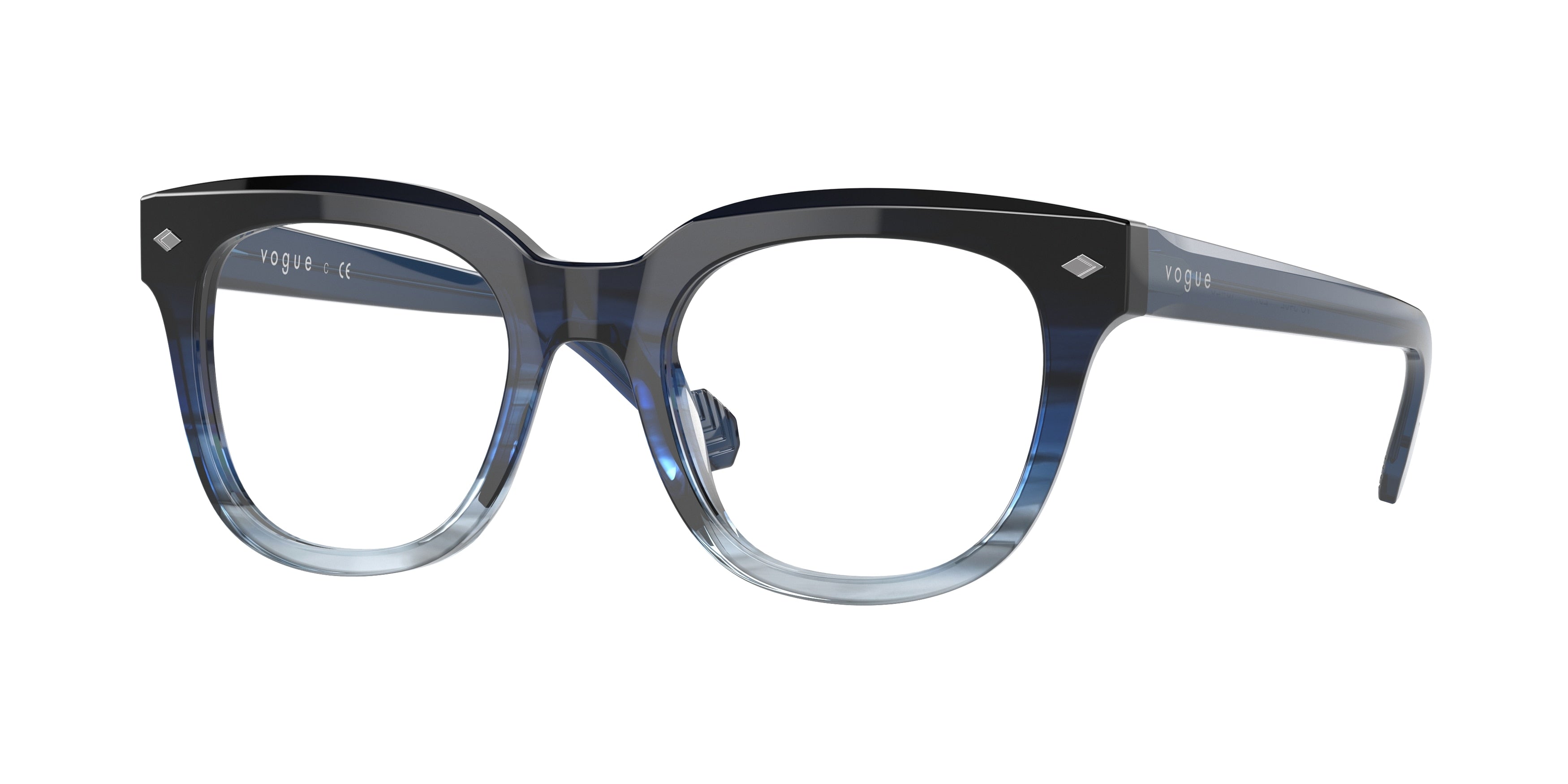 Vogue VO5402 Square Eyeglasses  2971-Gradient Blue 49-145-20 - Color Map Blue