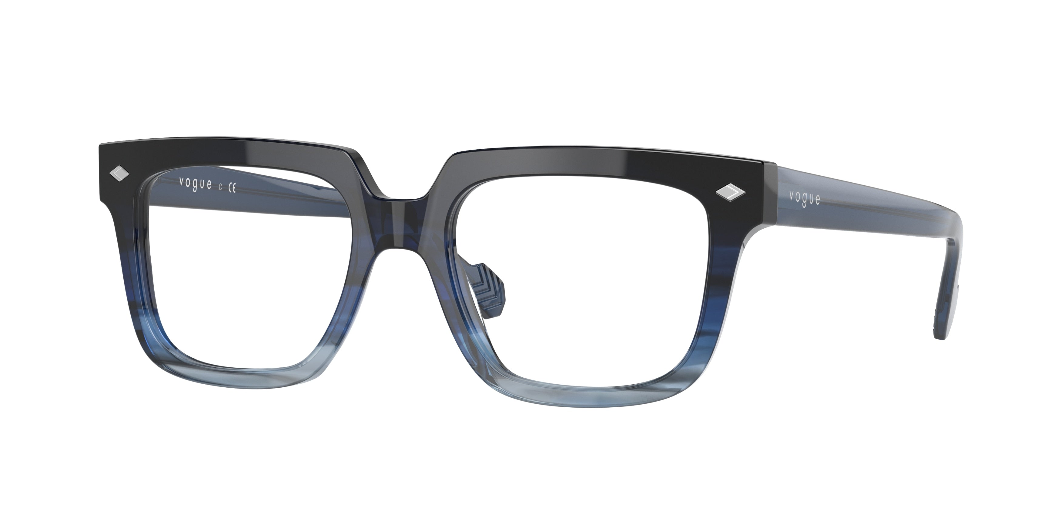Vogue VO5403 Rectangle Eyeglasses  2971-Gradient Blue 50-145-18 - Color Map Blue