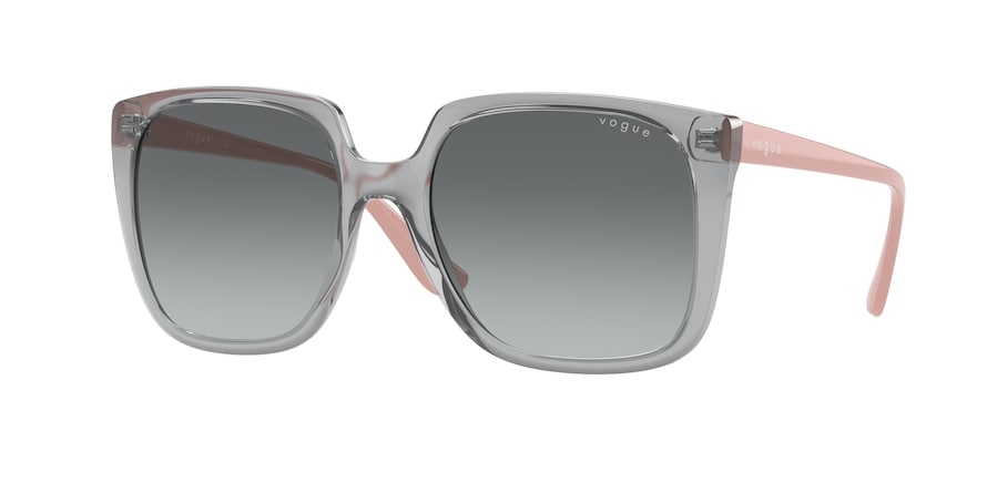 Vogue VO5411SF Square Sunglasses  282011-TRANSPARENT GREY 54-17-140 - Color Map grey