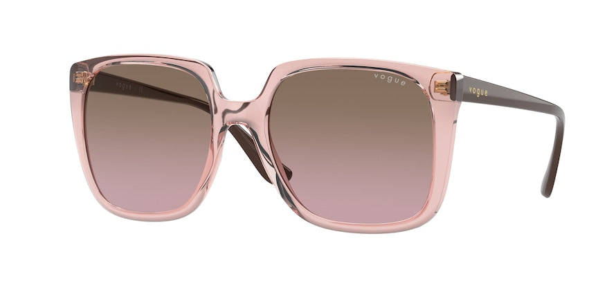 Vogue VO5411SF Square Sunglasses  282814-TRANSPARENT PINK 54-17-140 - Color Map pink