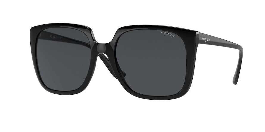 Vogue VO5411SF Square Sunglasses  W44/87-BLACK 54-17-140 - Color Map black