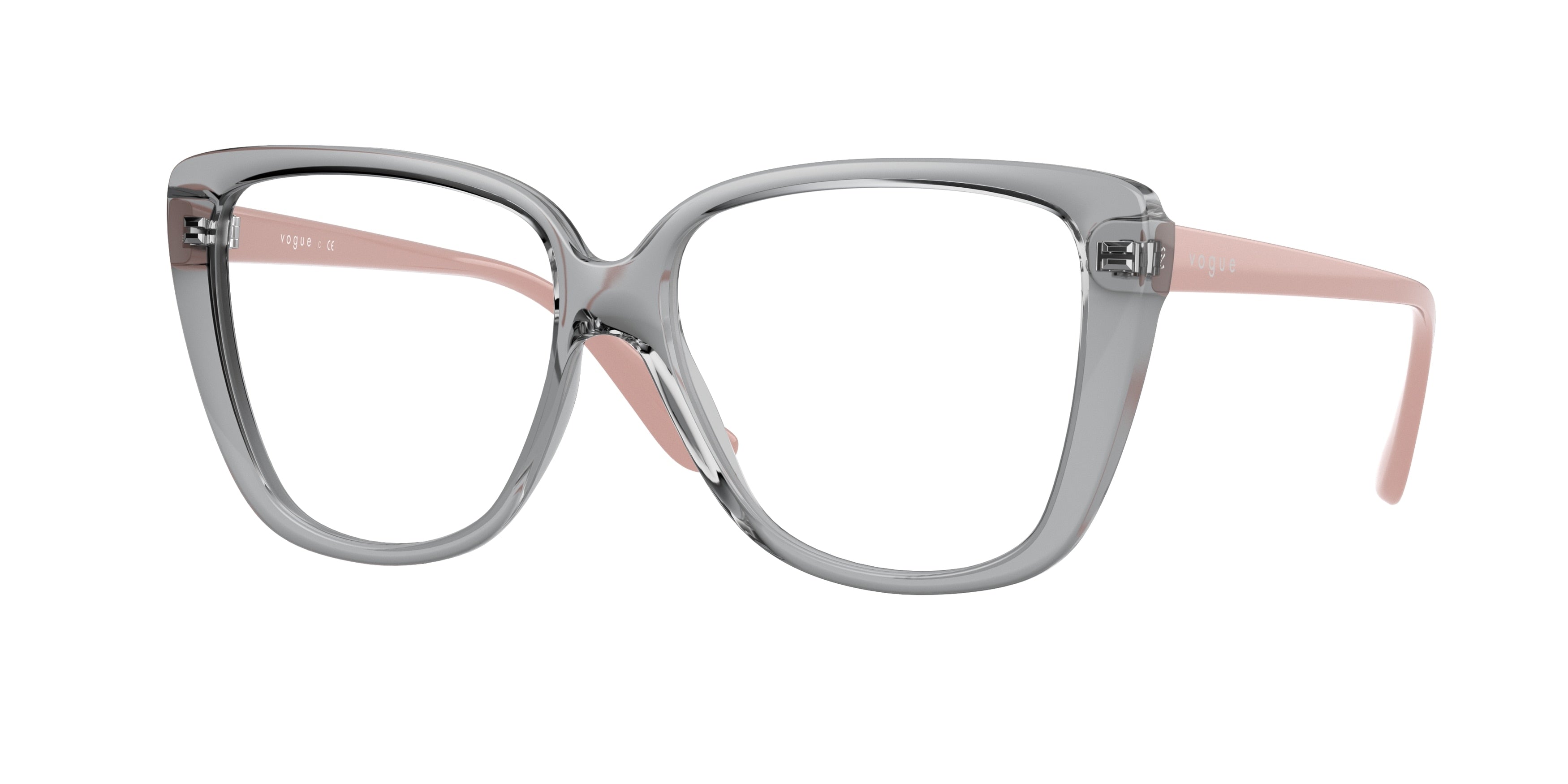 Vogue VO5413F Butterfly Eyeglasses  2820-Transparent Grey 54-140-14 - Color Map Grey