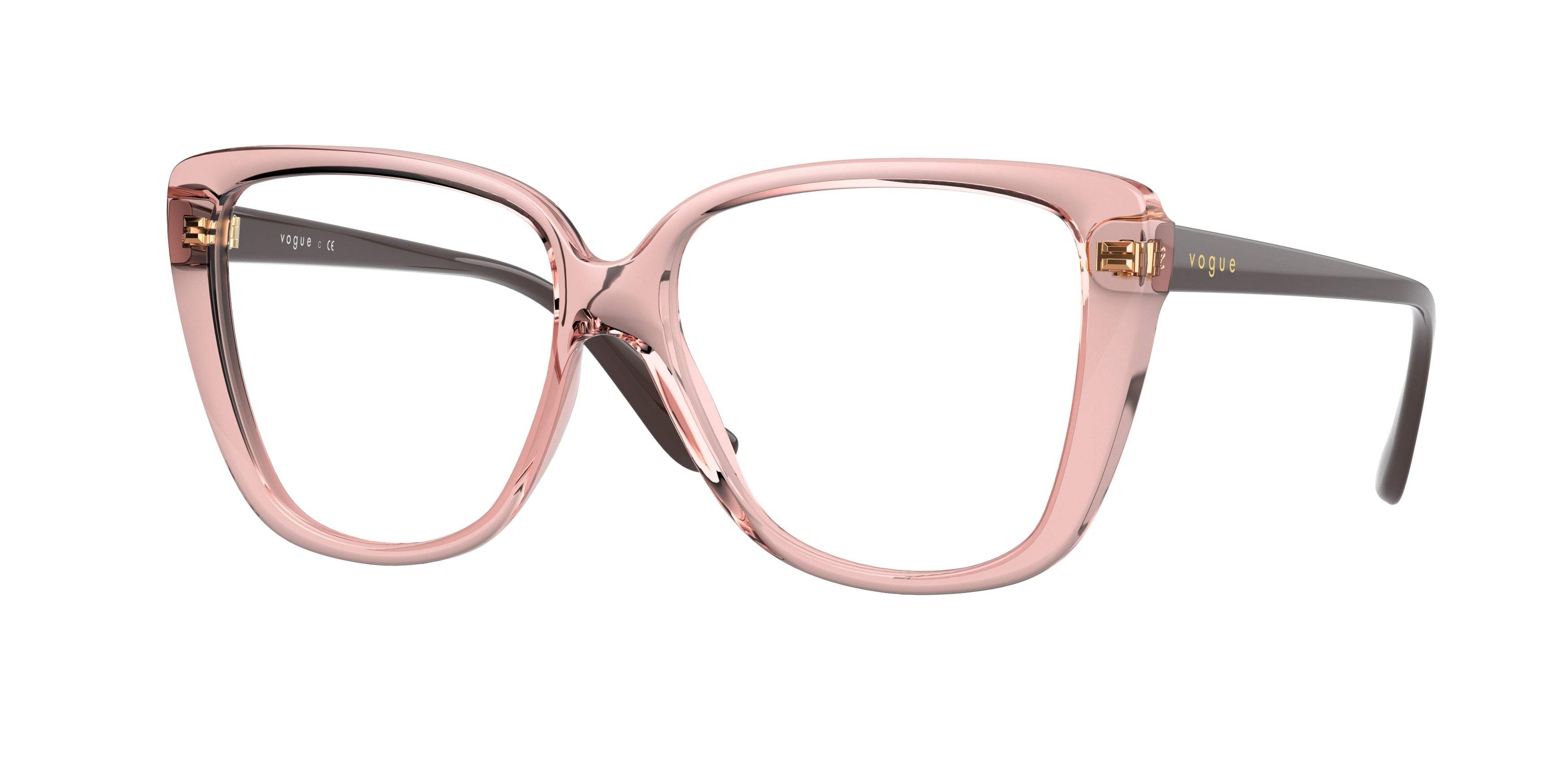 Vogue VO5413F Butterfly Eyeglasses  2828-Transparent Pink 54-140-14 - Color Map Pink