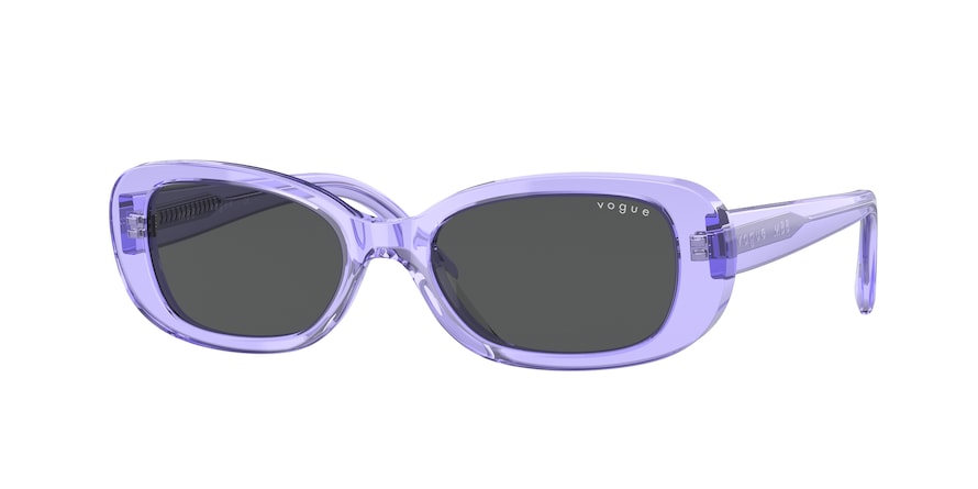 Vogue VO5414S Pillow Sunglasses  295087-TRANSPARENT LILAC 51-18-135 - Color Map violet