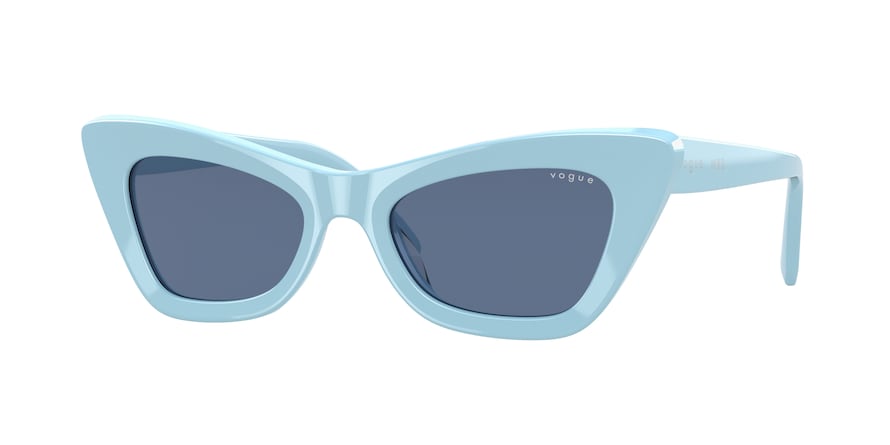 Vogue VO5415S Cat Eye Sunglasses  516480-BABY BLUE 51-19-140 - Color Map blue