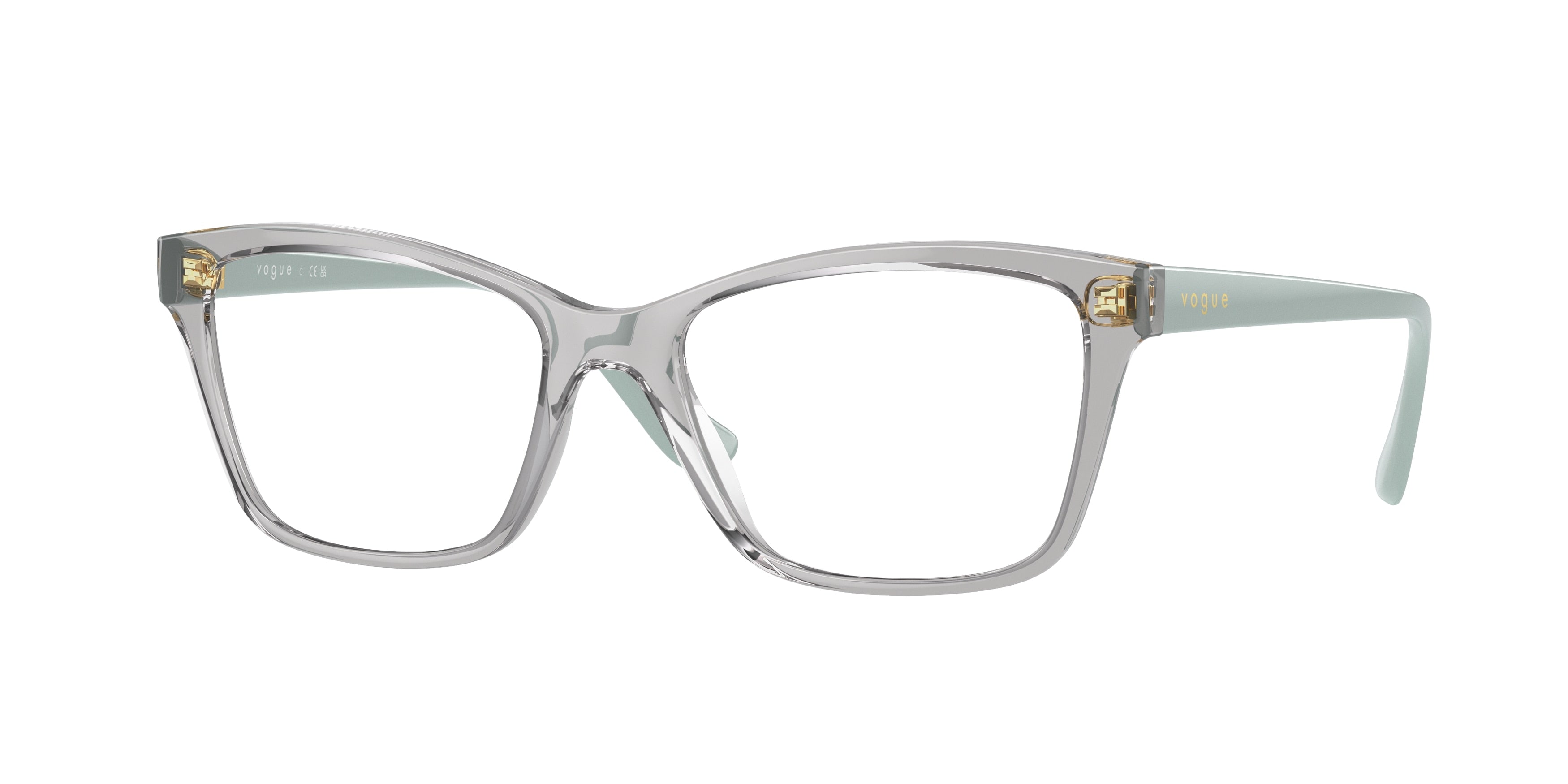 Vogue VO5420F Pillow Eyeglasses  2820-Transparent Grey 54-140-17 - Color Map Grey