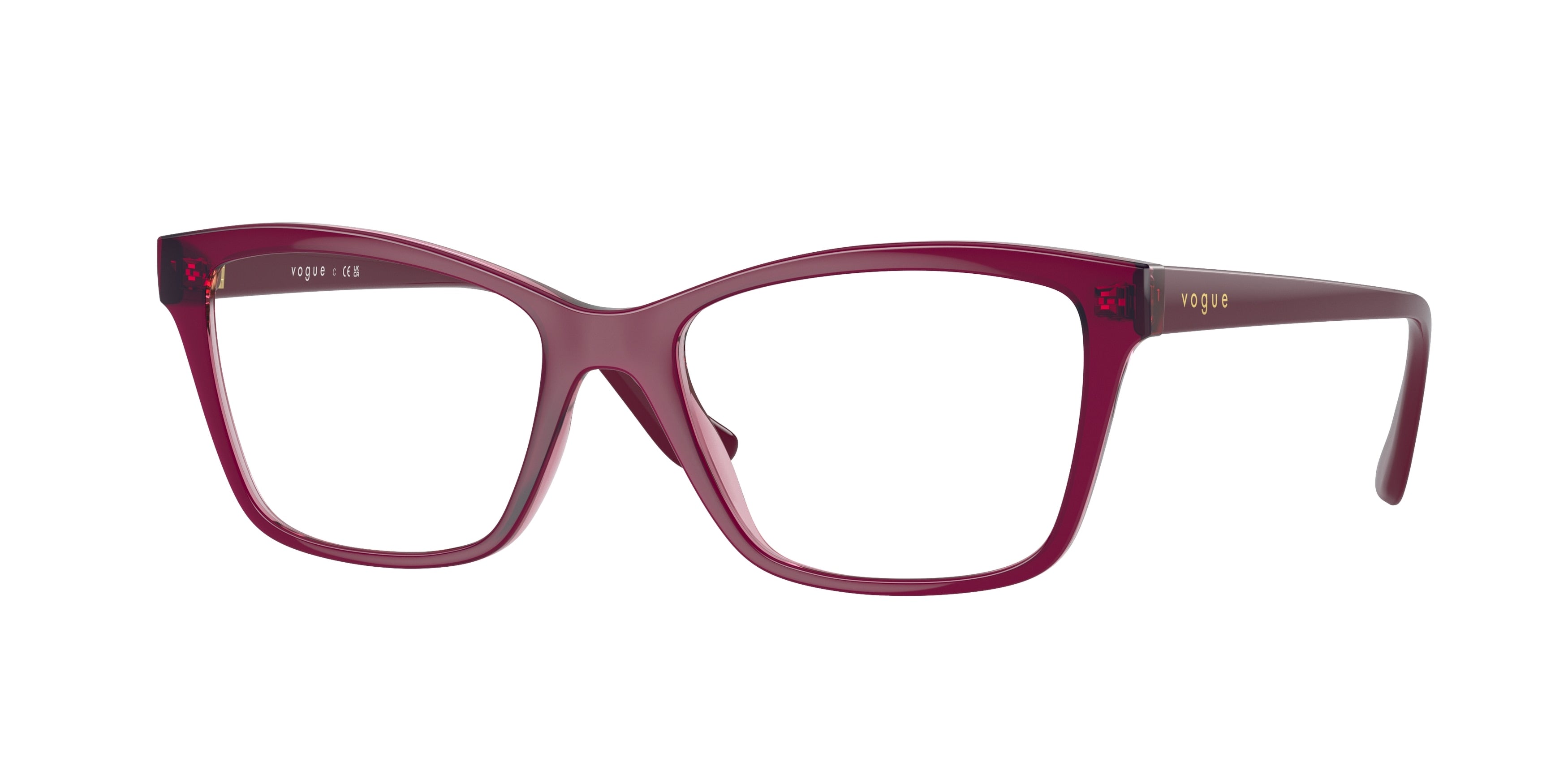 Vogue VO5420 Pillow Eyeglasses  2909-Top Violet/Pink 53-140-17 - Color Map Violet