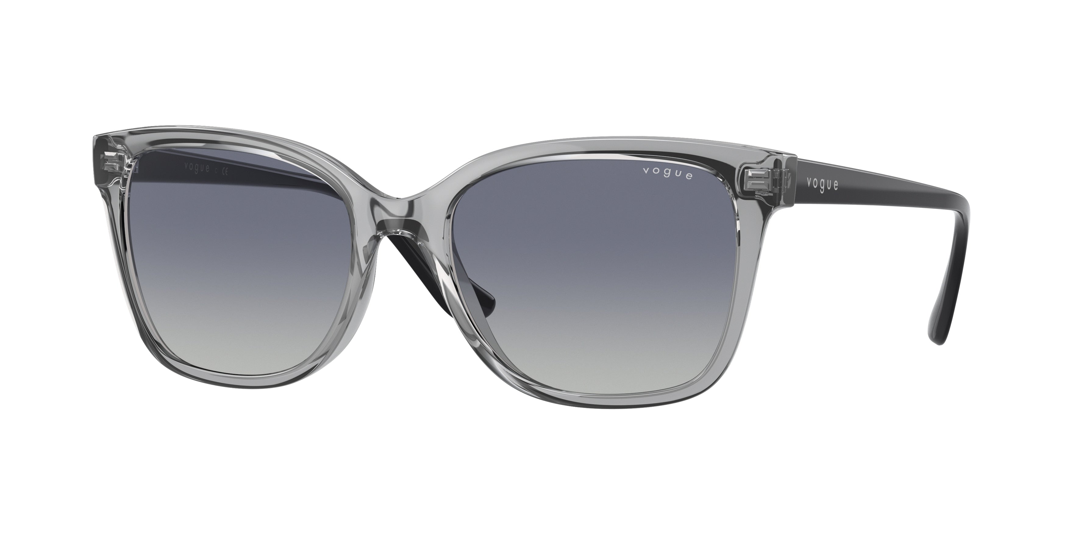 Vogue VO5426S Pillow Sunglasses  27264L-Transparent Grey 54-140-18 - Color Map Grey