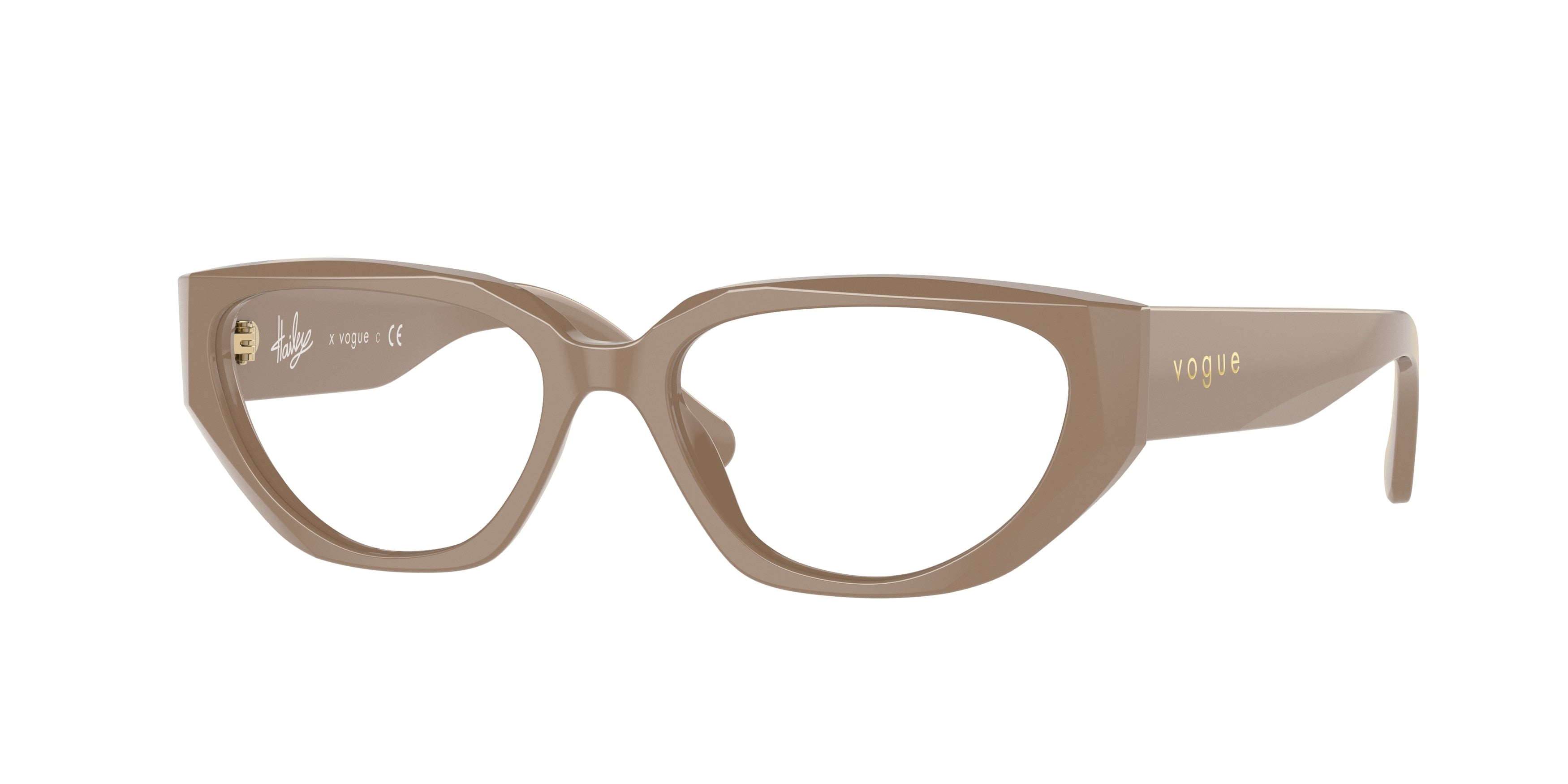 Vogue VO5439 Irregular Eyeglasses  3006-Beige 52-135-16 - Color Map Beige