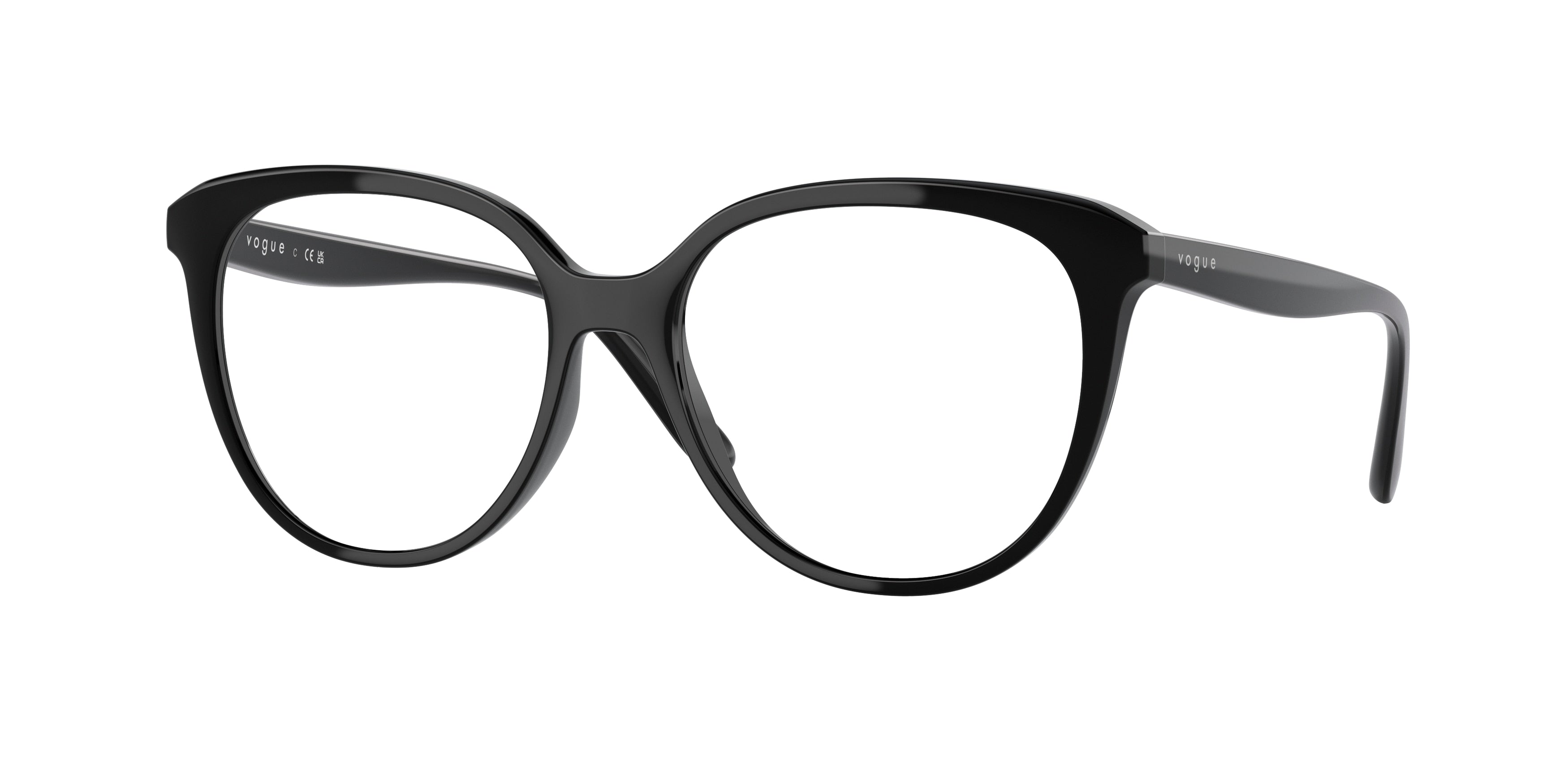 Vogue VO5451 Phantos Eyeglasses  W44-Black 53-140-16 - Color Map Black