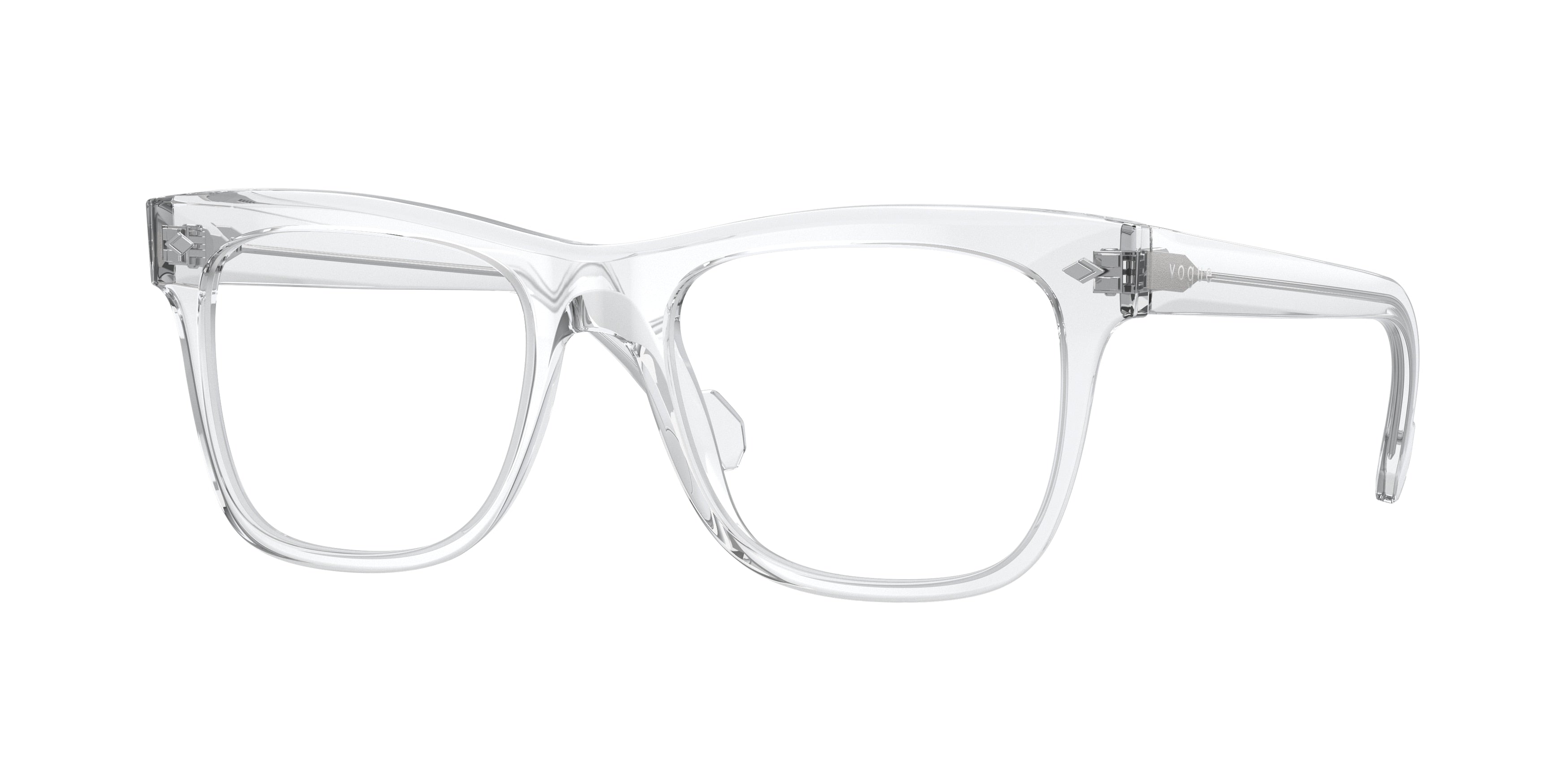 Vogue VO5464 Square Eyeglasses  W745-Transparent 49-145-18 - Color Map Transparent