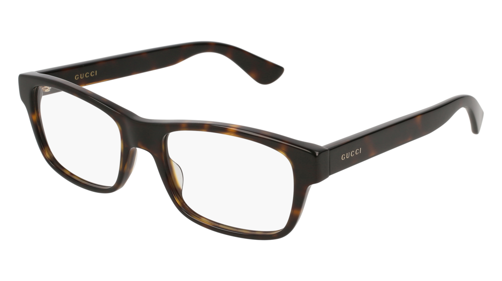 GUCCI GG0006O ROUND / OVAL Eyeglasses For Men  GG0006O-009 HAVANA HAVANA / TRANSPARENT DARK 53-18-145