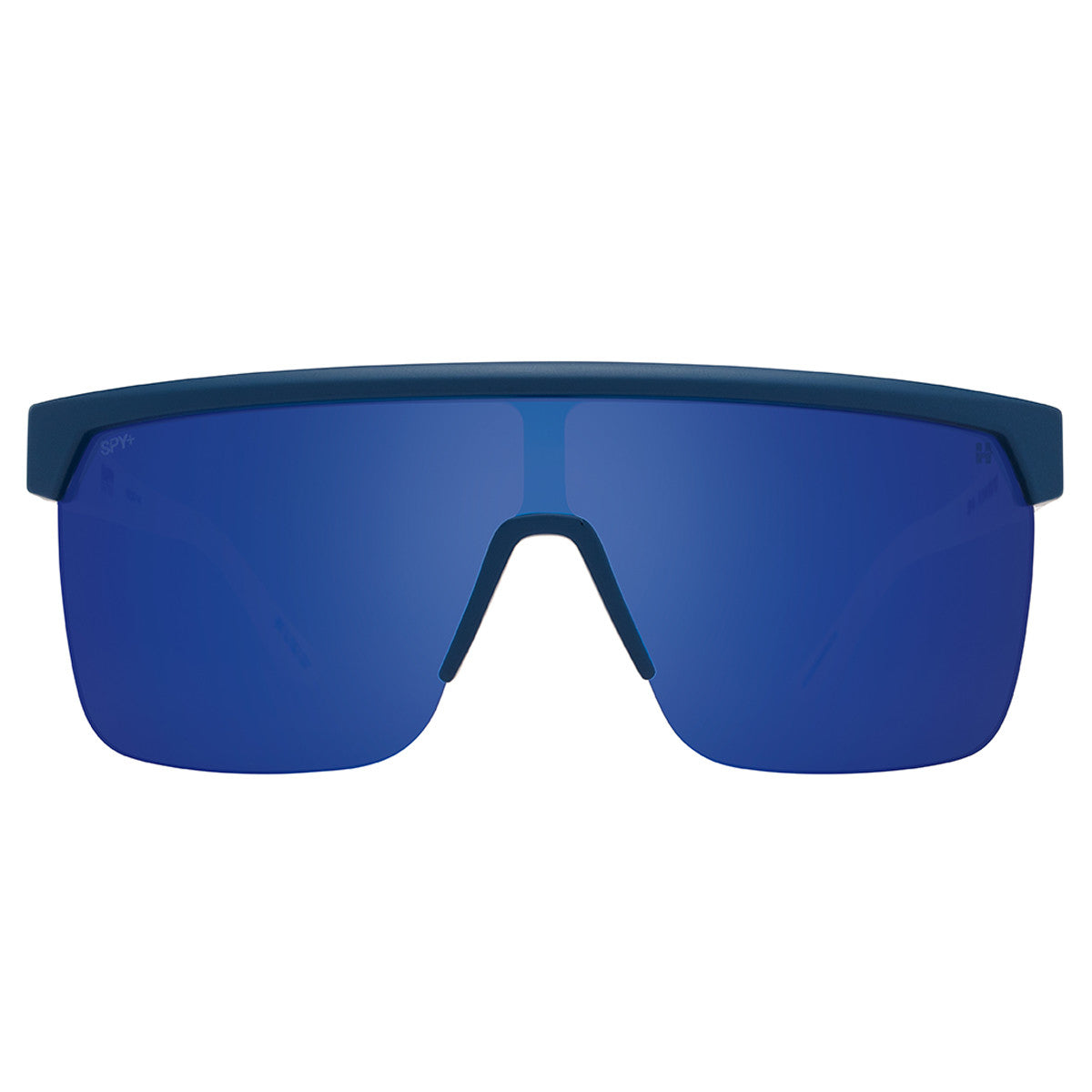 Spy Flynn 5050 Sunglasses  Matte Blue Matte White 134-00-140 L-XL 57-60