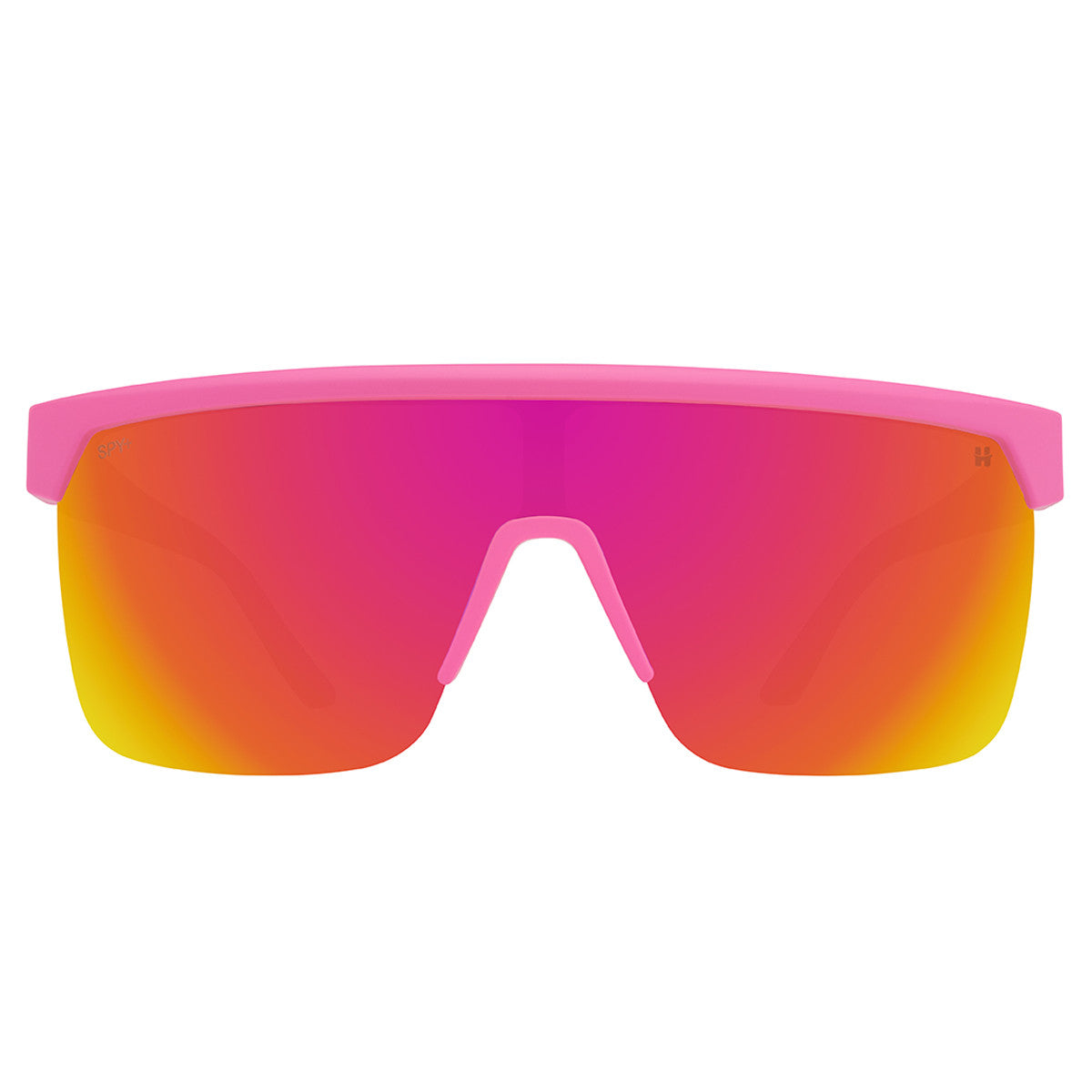 Spy Flynn 5050 Sunglasses  Matte Pink Matte Translucent White 134-00-140 L-XL 57-60
