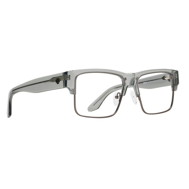 Spy Cyrus 5050 Optical 58 Eyeglasses  Crystal Smoke Matte Dark Gunmetal Large M 56-58
