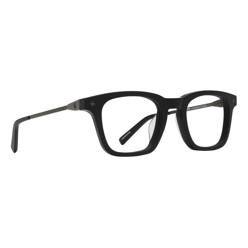 Spy Hardwin Fusion 50 Eyeglasses  Matte Black Matte Dark Gunmetal Small XXS 48-51