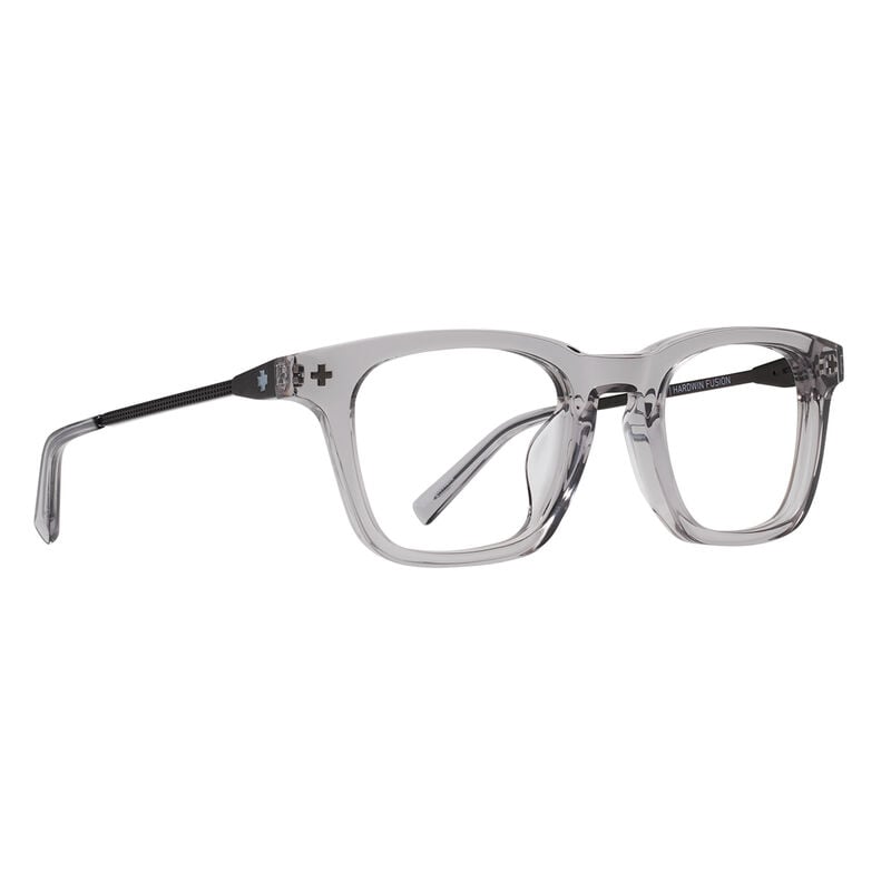 Spy Hardwin Fusion 52 Eyeglasses  Crystal Smoke Matte Dark Gunmetal Medium XS 51-53