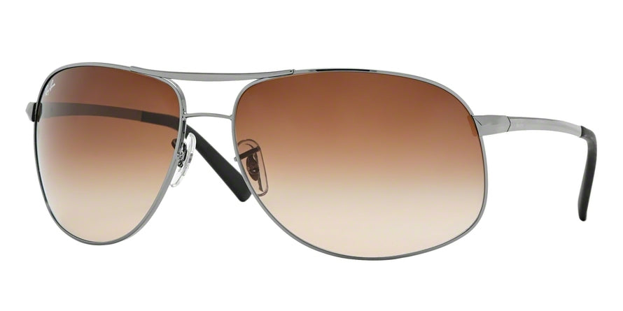 Ray-Ban RB3387 RB3387 Pilot Sunglasses  004/13-GUNMETAL 67-15-125 - Color Map gunmetal