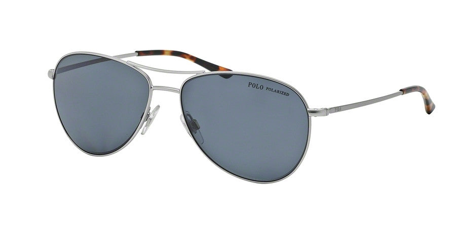 Polo PH3084 Sunglasses 904681-MATTE SILVER