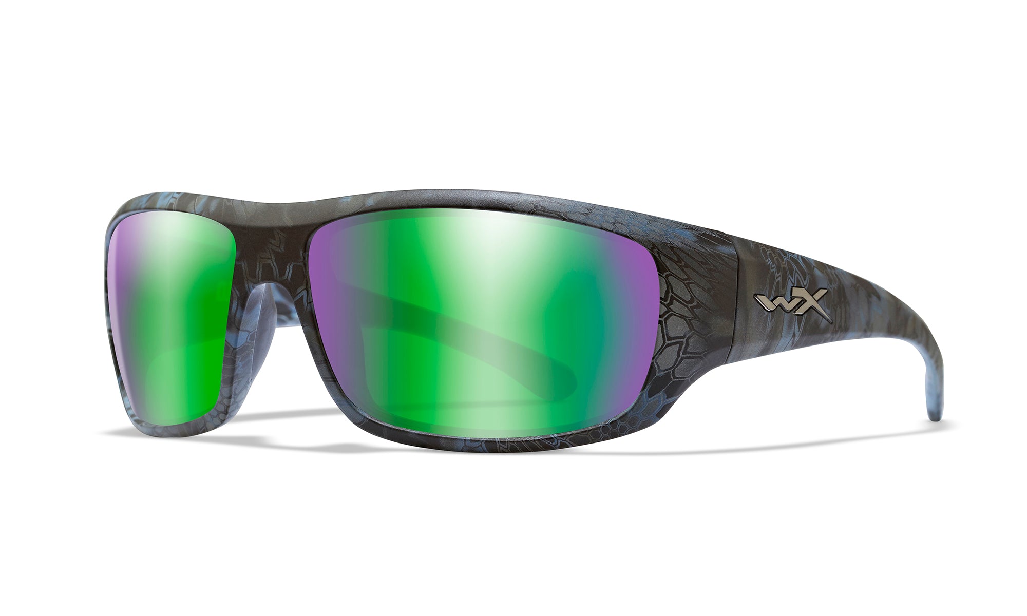 Wiley X WX OMEGA Oval Sunglasses  Kryptek Neptune 66-17-125