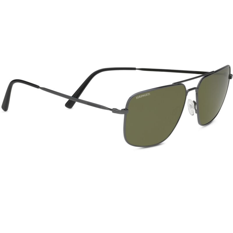 Serengeti Agostino Sunglasses  Dark Gunmetal Shiny Large