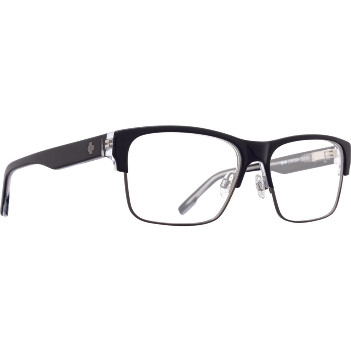 Spy Brody 5050 59 Eyeglasses  Black Clear Gunmetal Large-Extra Large L 59-61