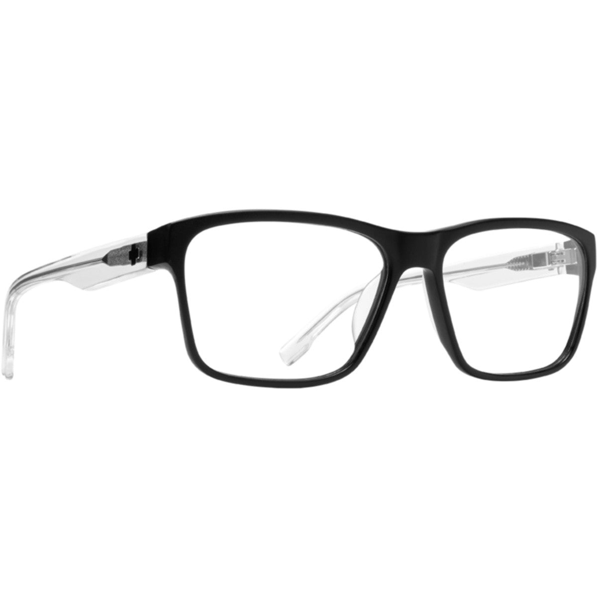 Spy Brody 58 Eyeglasses  Matte Black Gloss Crystal Medium M 56-58